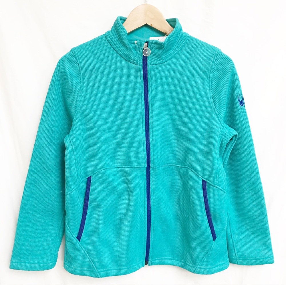 Girl’s Spyder ‘Endure Stryke’ Full Zip Knit Jacket